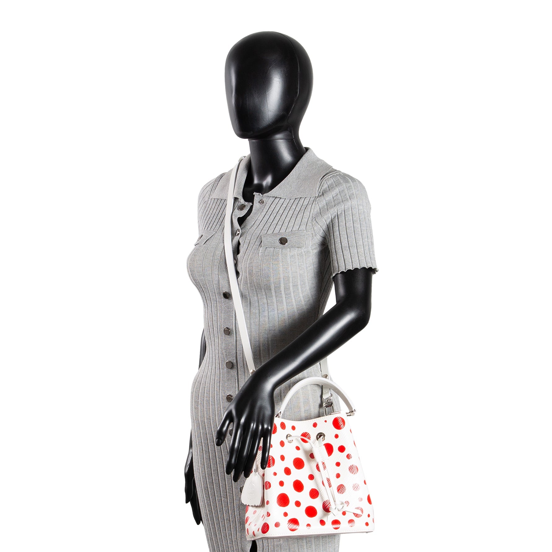 LOUIS VUITTON x Yayoi Kusama Infinity Dots Epi Neonoe BB - White