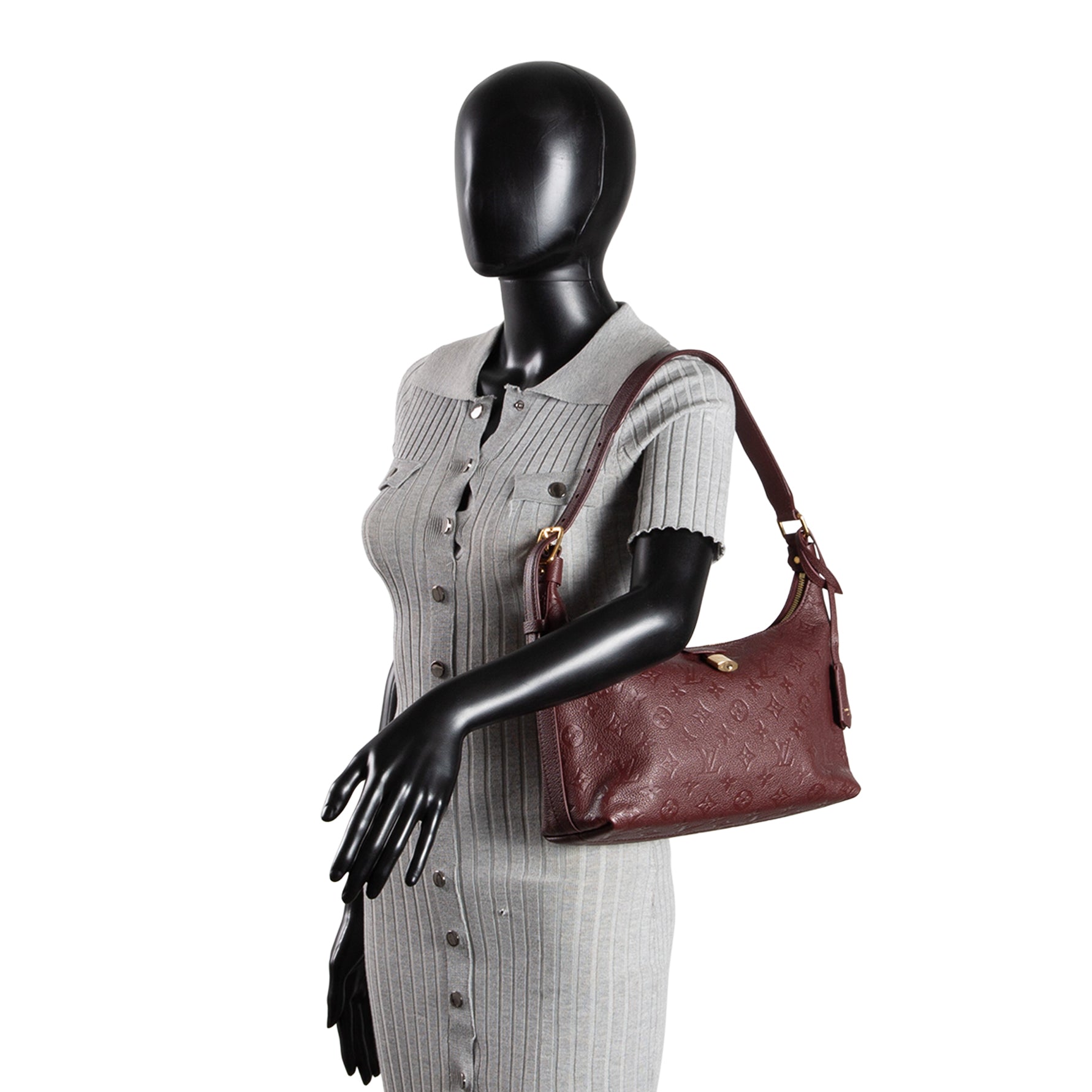 LOUIS VUITTON Monogram Empreinte Sac Sport NM - Wine
