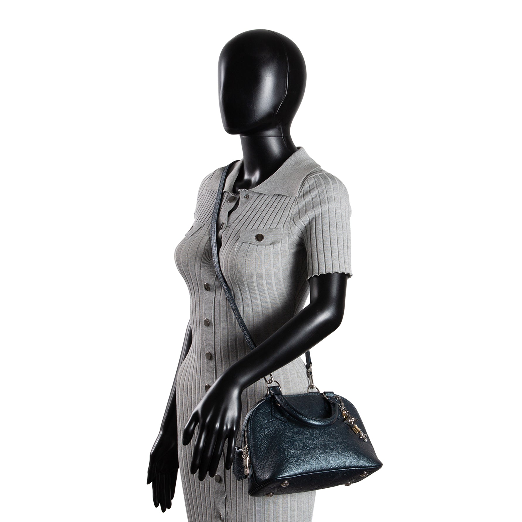 LOUIS VUITTON Monogram Empreinte Alma BB - Shimmery Ink - OUTLET - FINAL SALE