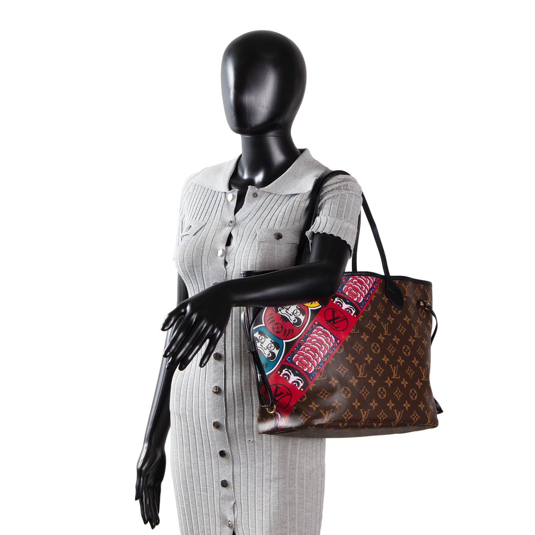 LOUIS VUITTON Monogram Kabuki Neverfull MM w/ Pouch
