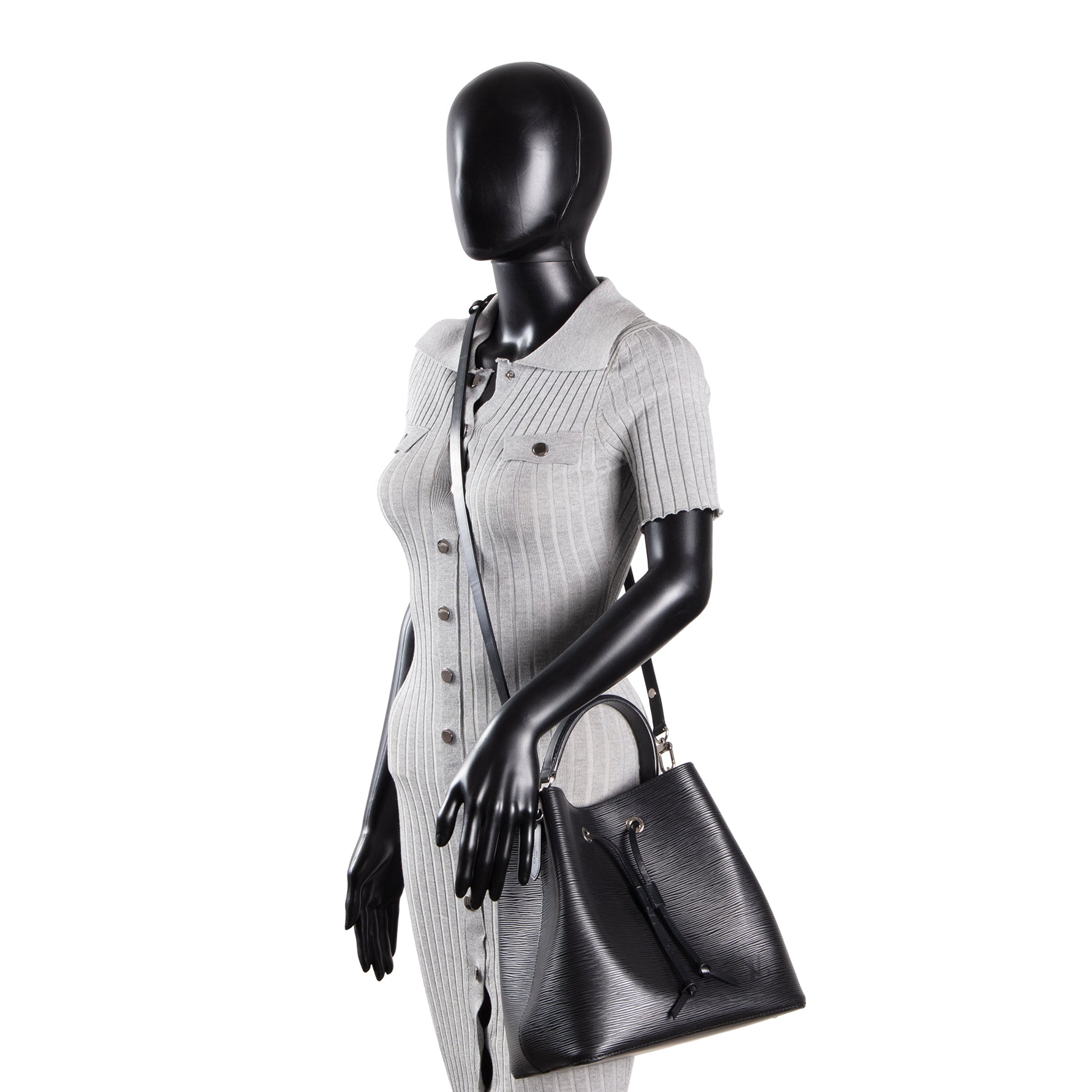 LOUIS VUITTON Epi NeoNoe MM - Black