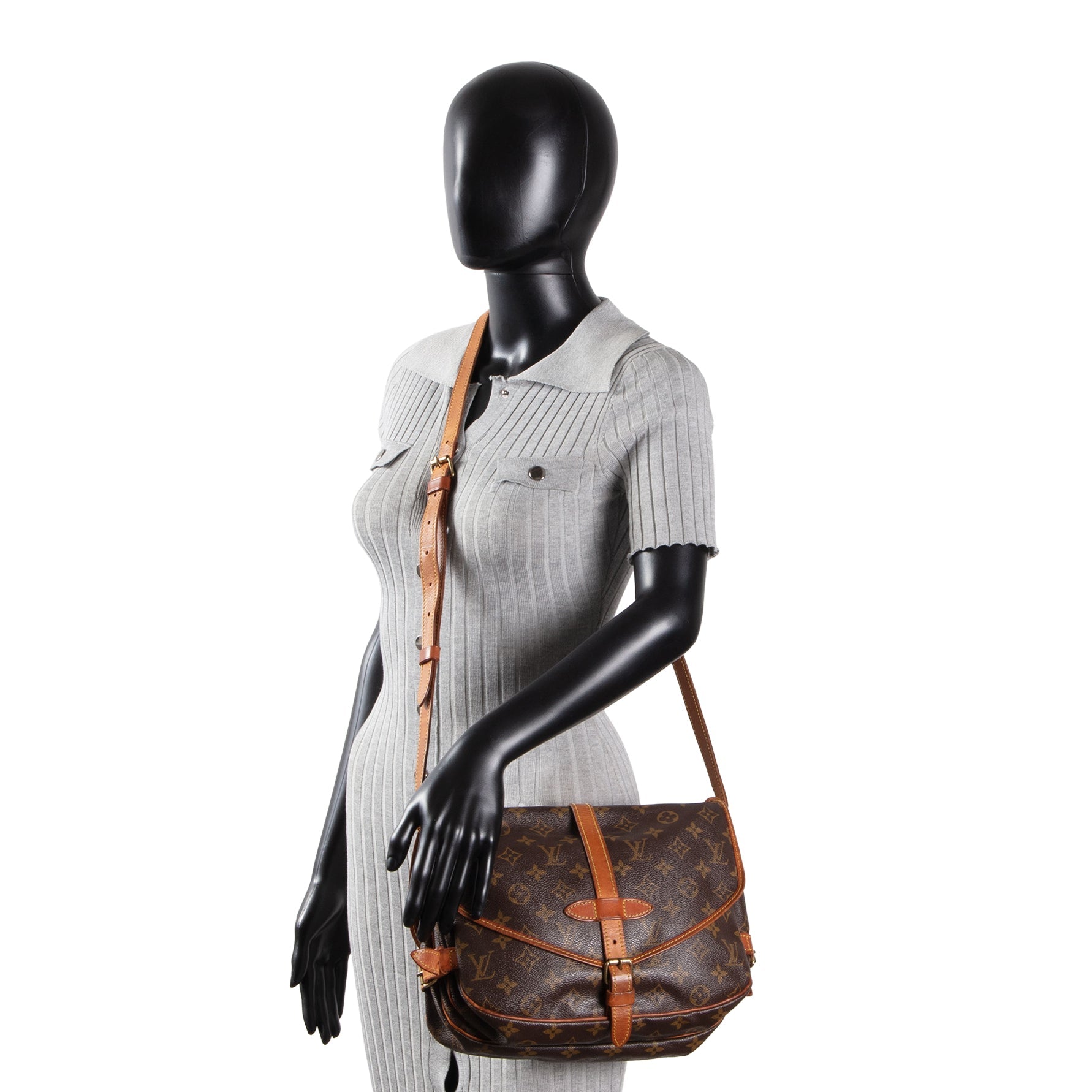 LOUIS VUITTON Vintage Monogram Saumur 30 - OUTLET FINAL SALE