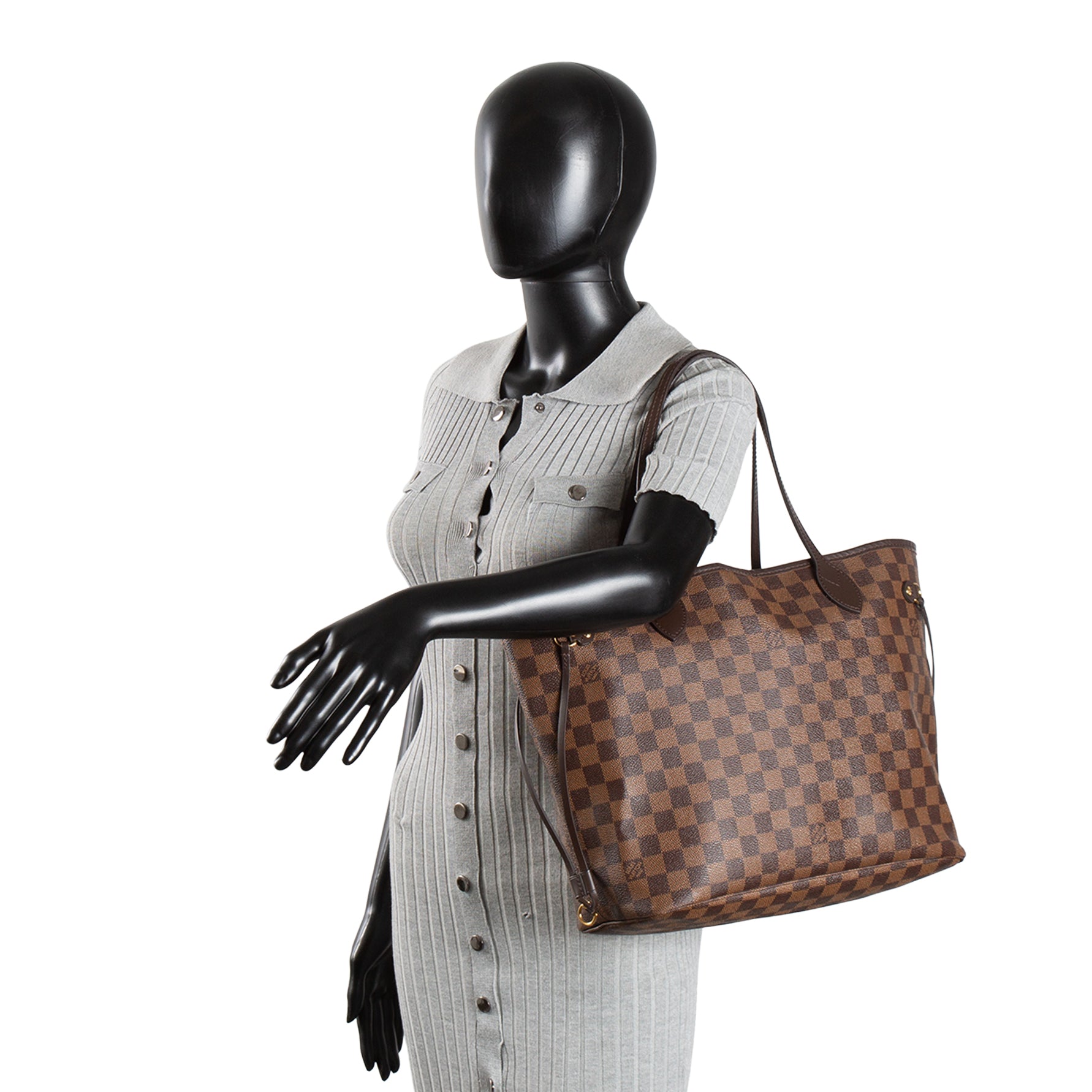 LOUIS VUITTON Damier Ebene Neverfull MM - OUTLET - FINAL SALE