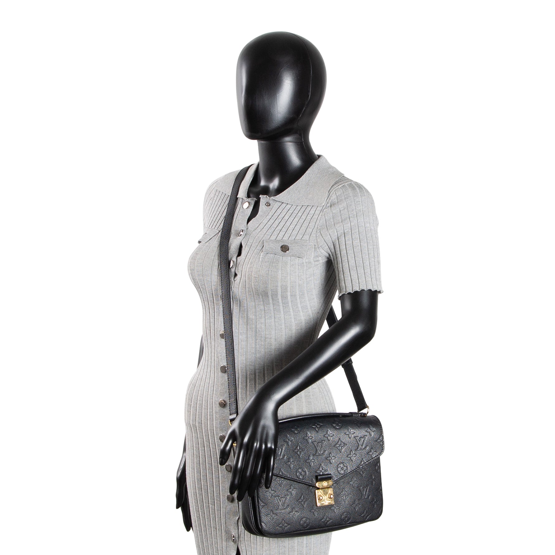 LOUIS VUITTON Empreinte Pochette Metis - Black OUTLET FINAL SALE